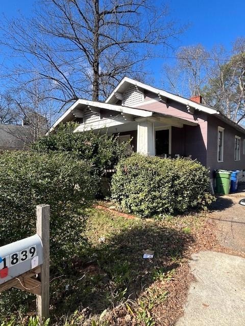 View of side of home