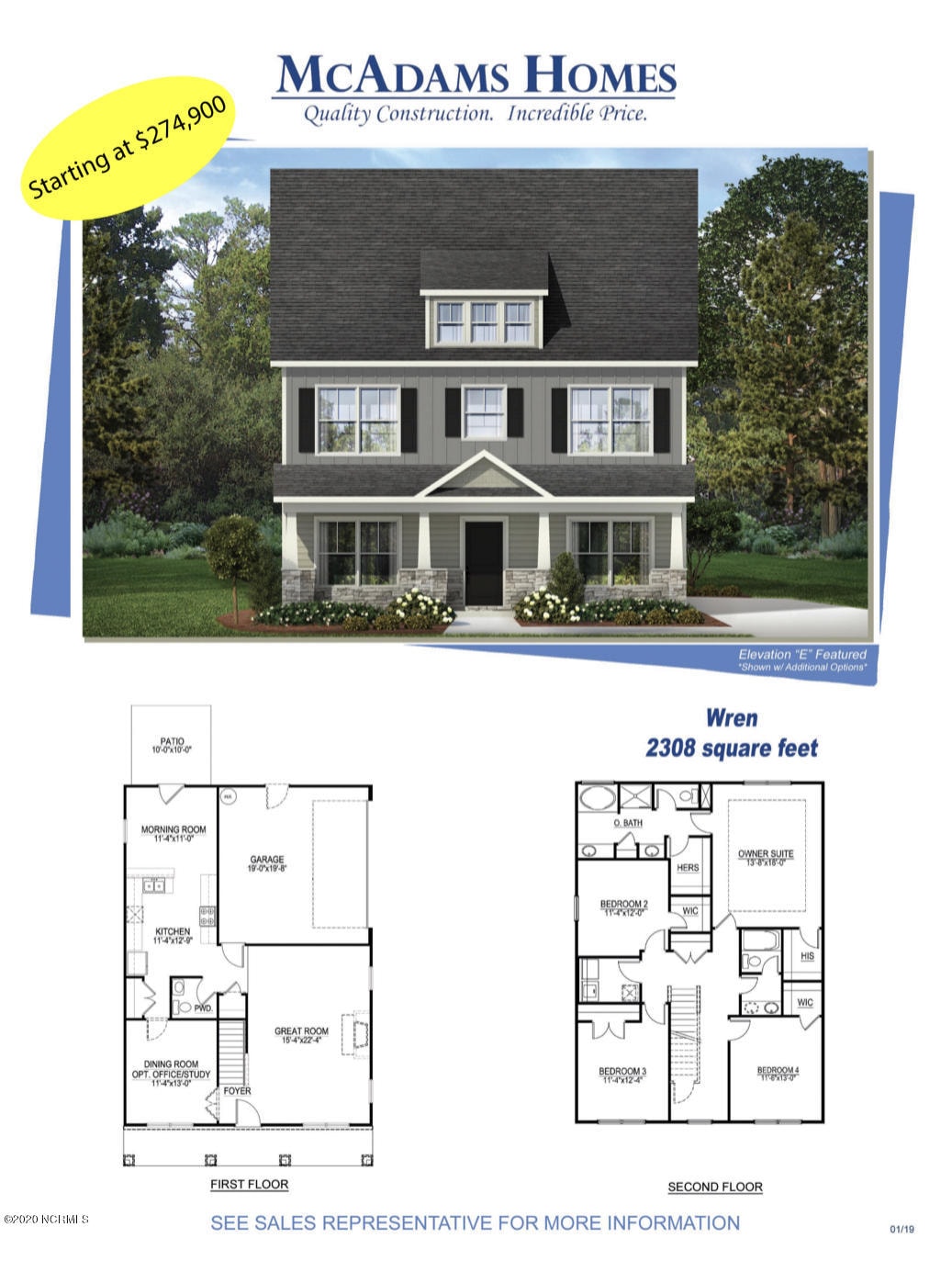 Wren, Elevation E