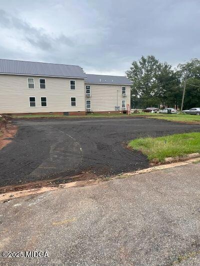 PARKING LOT AND BUILDING
