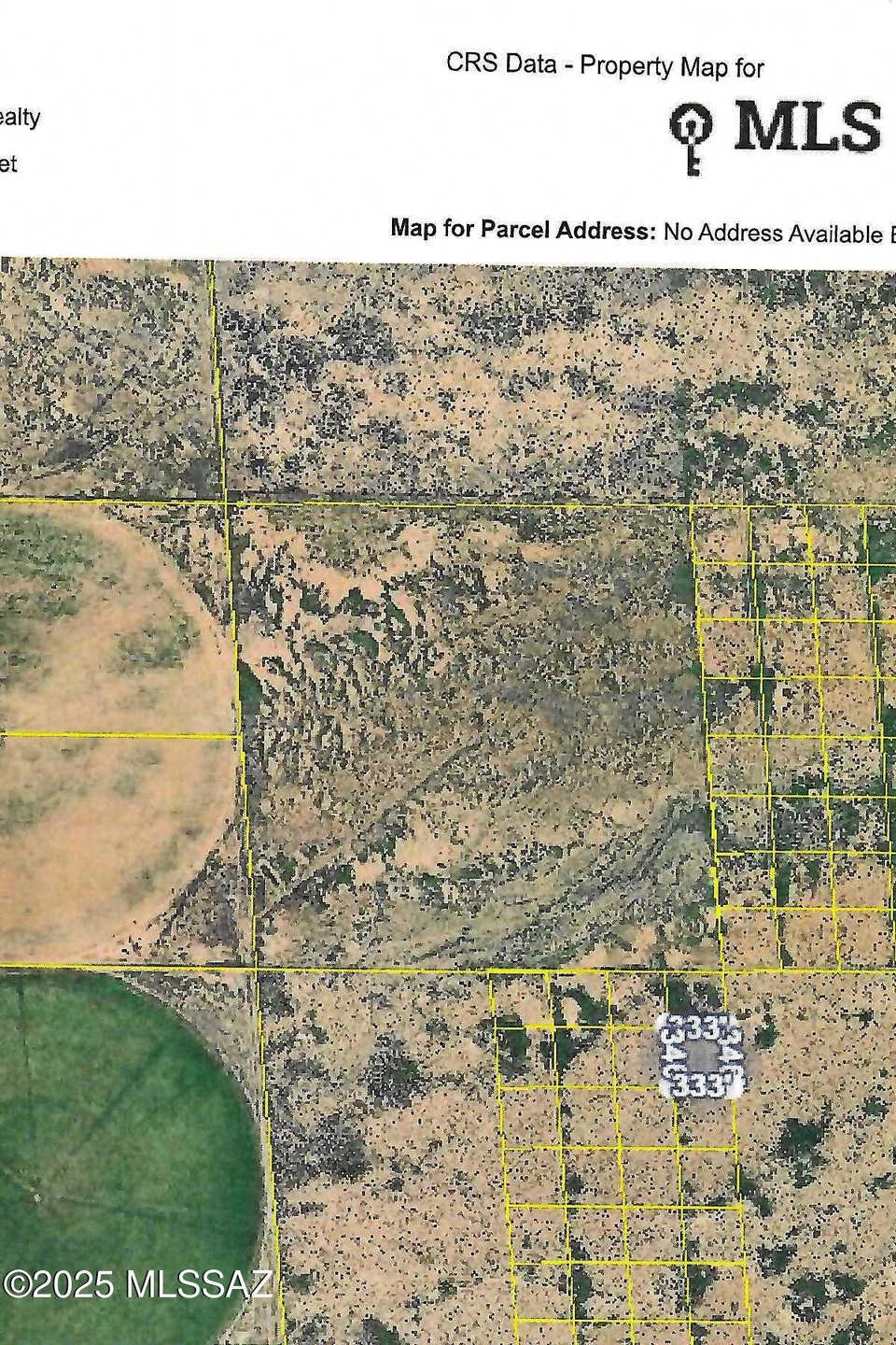 Ariel Map off Rucker Canyon