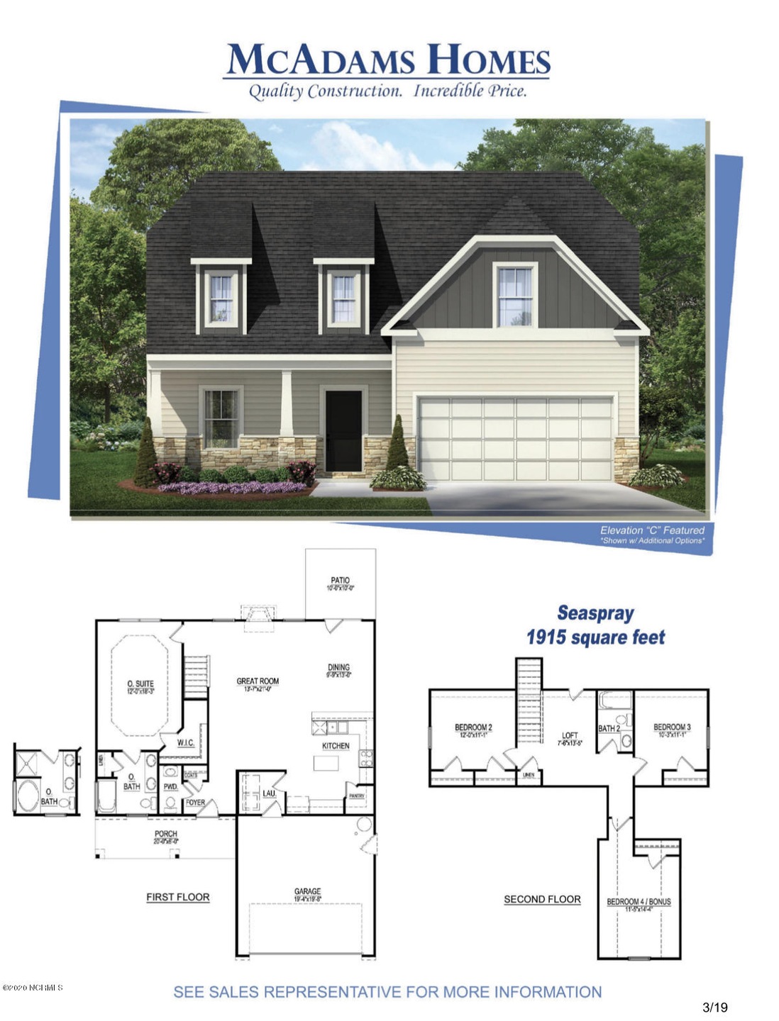 Seaspray, Elevation C