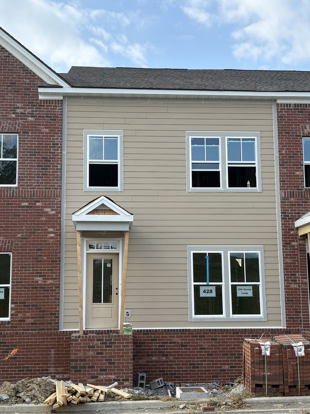 Actual exterior front.  All interior media are a previously built Highland and may show colors and options not available on this home.