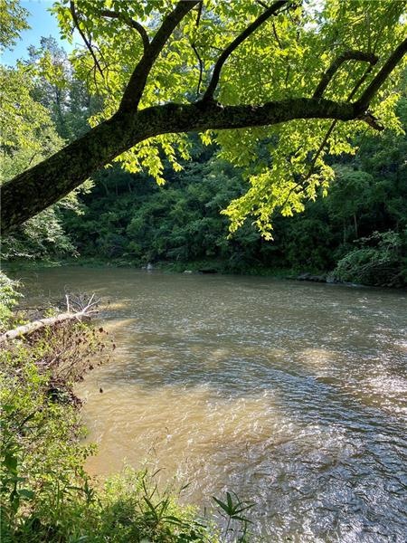 Over 150ft of creek frontage