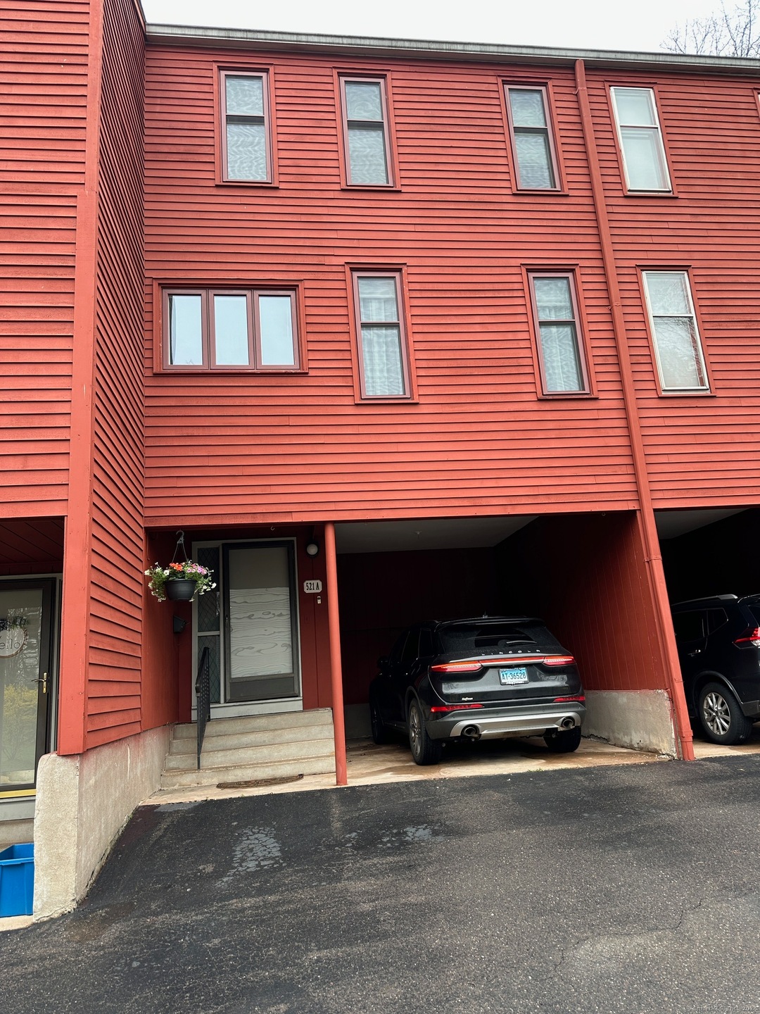 Western facing condo with covered parking under