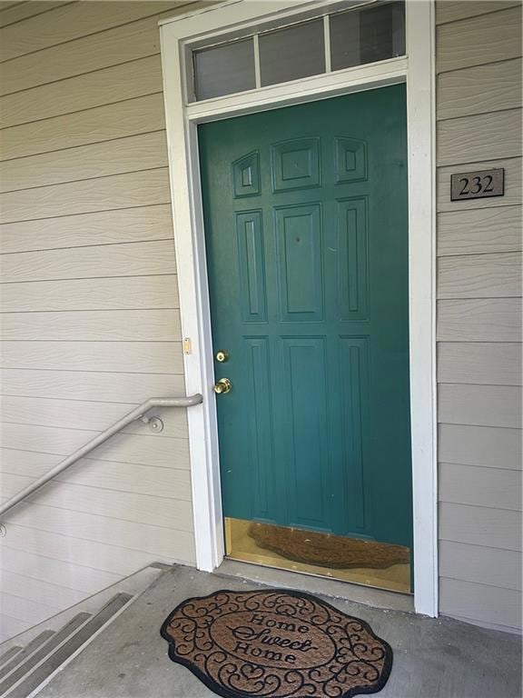 Entrance to property