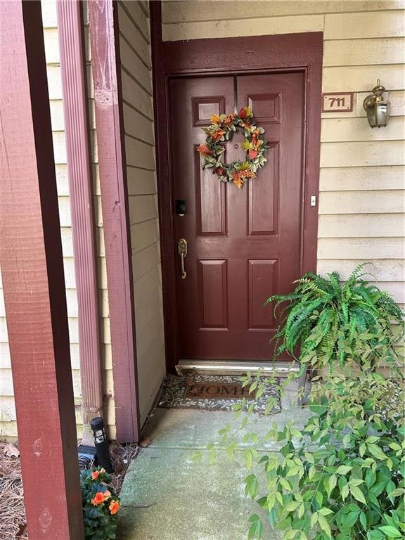 View of entrance to property