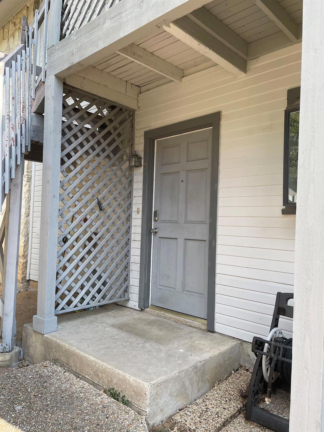 Entrance to property with covered porch
