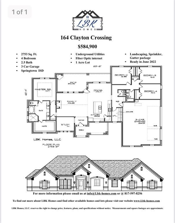 164 Clayton Crossing, Springtown, TX 76082 - photo 1