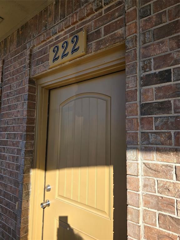 View of exterior entry