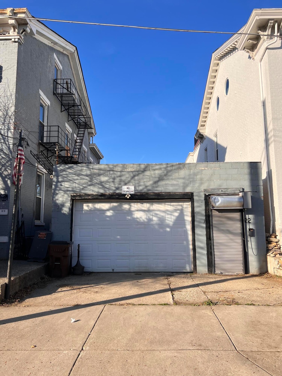 Front of Garage