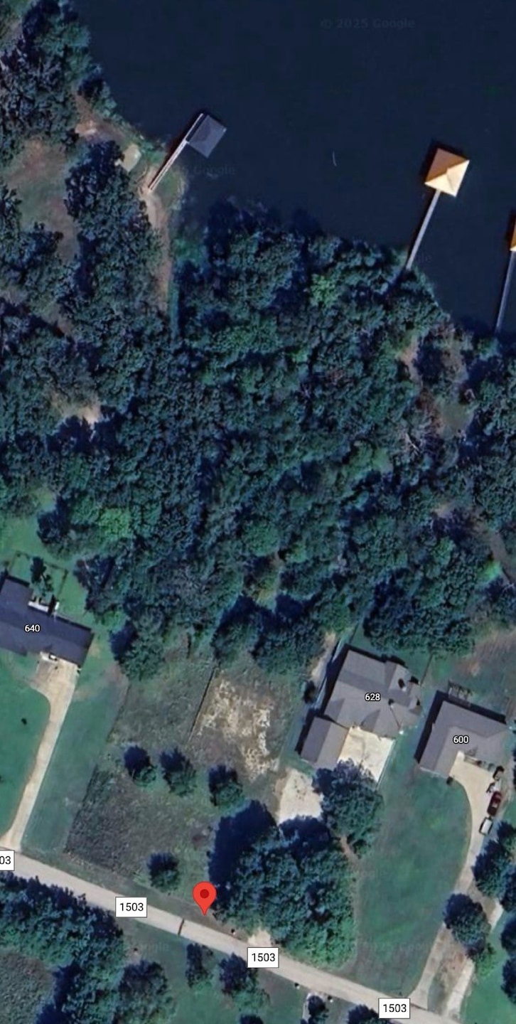 Aerial view of property's location