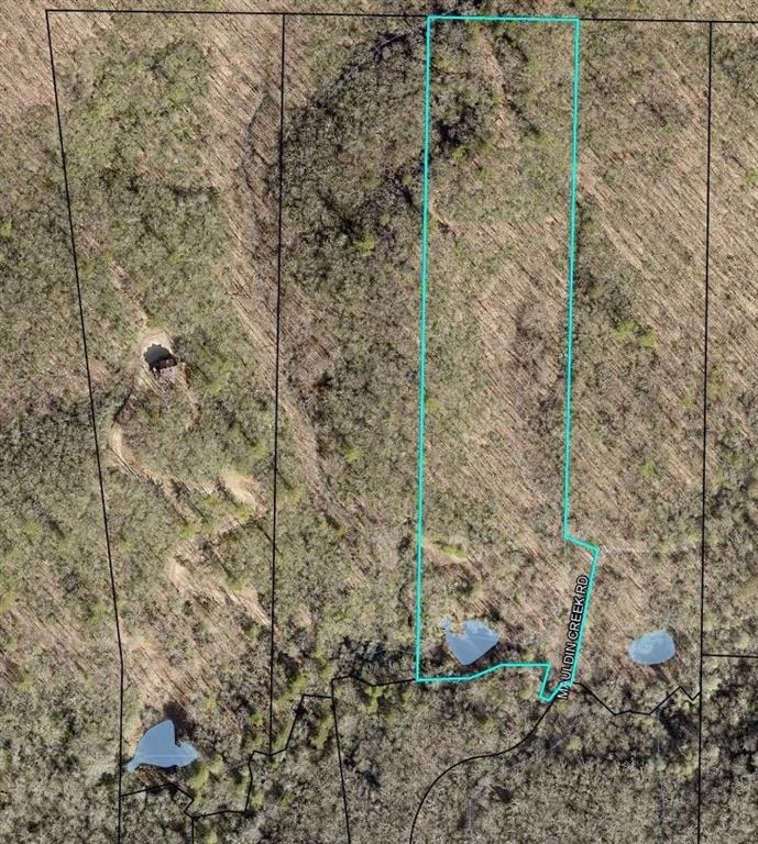 Aerial map of property and surrounding area