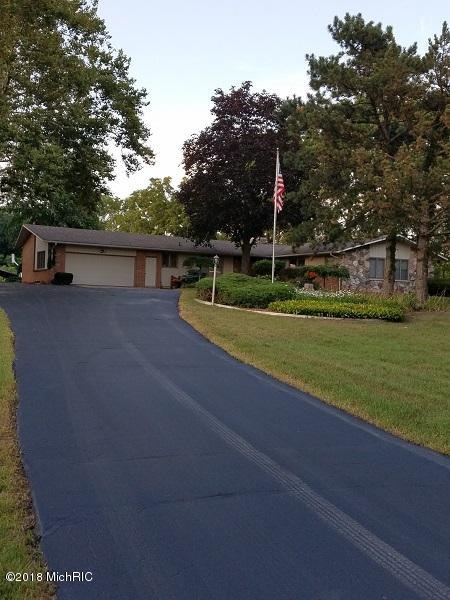 front in driveway