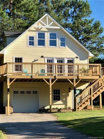 Seasonal lake views from large front deck.