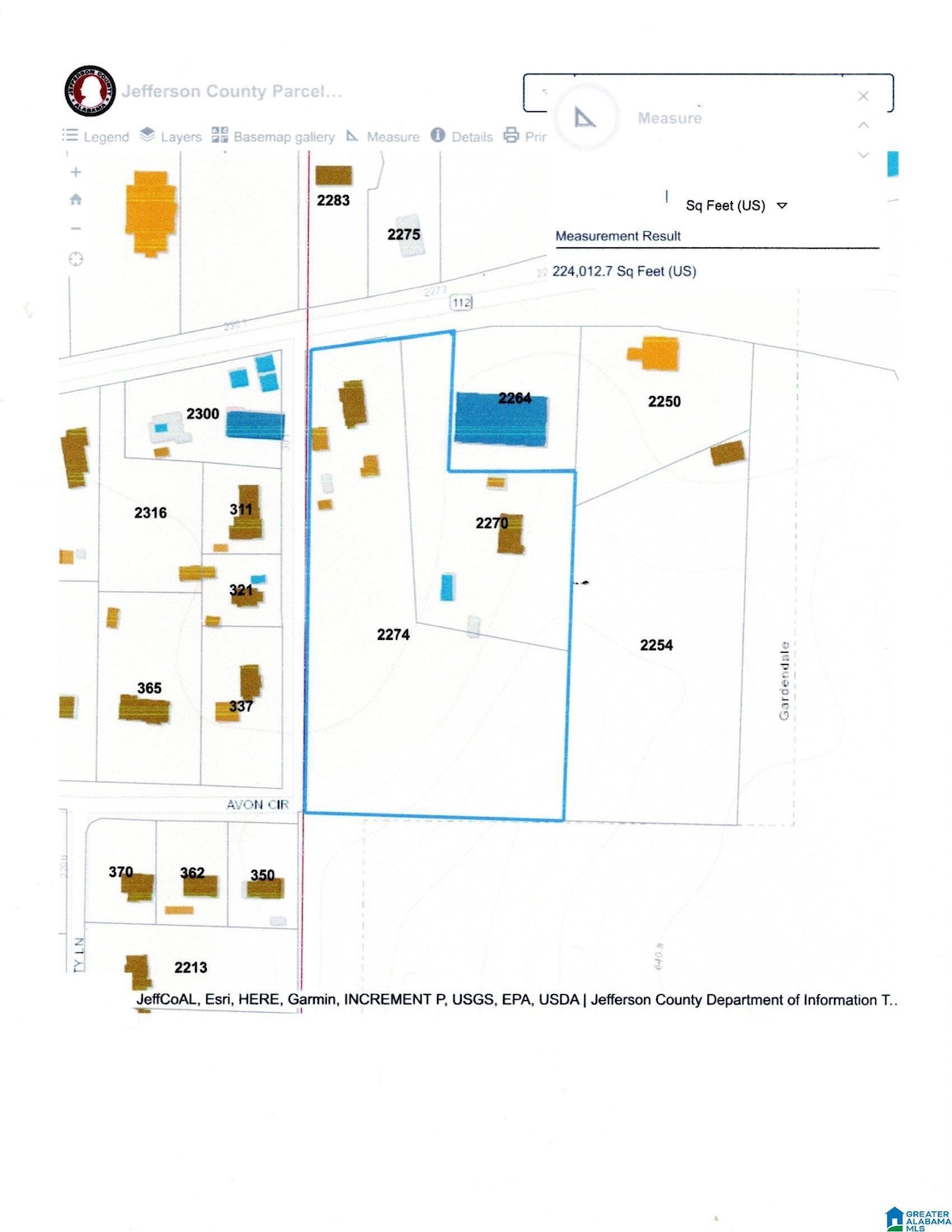 adjacent to Dollar General