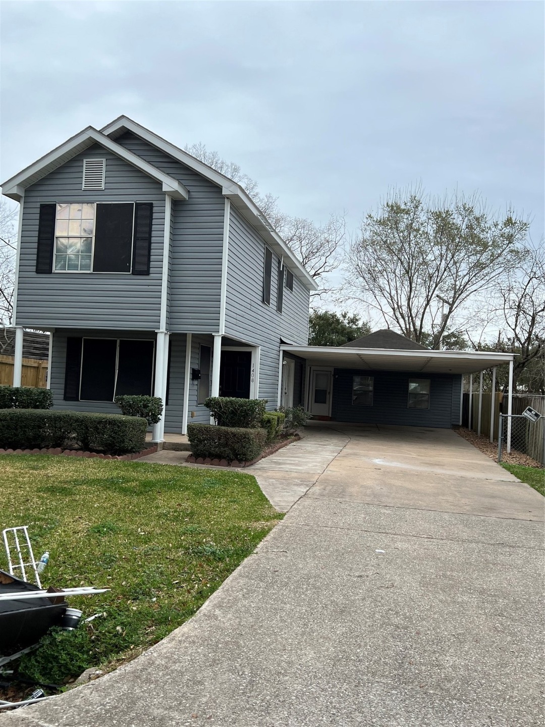 Front face of the property