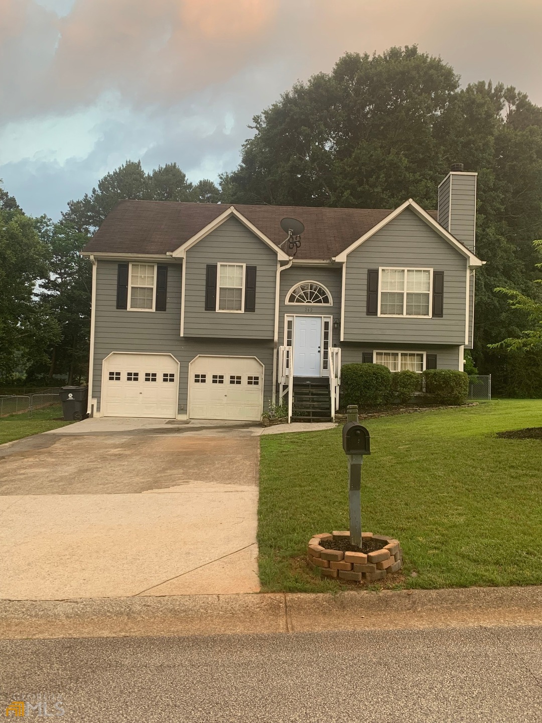 View of home from road