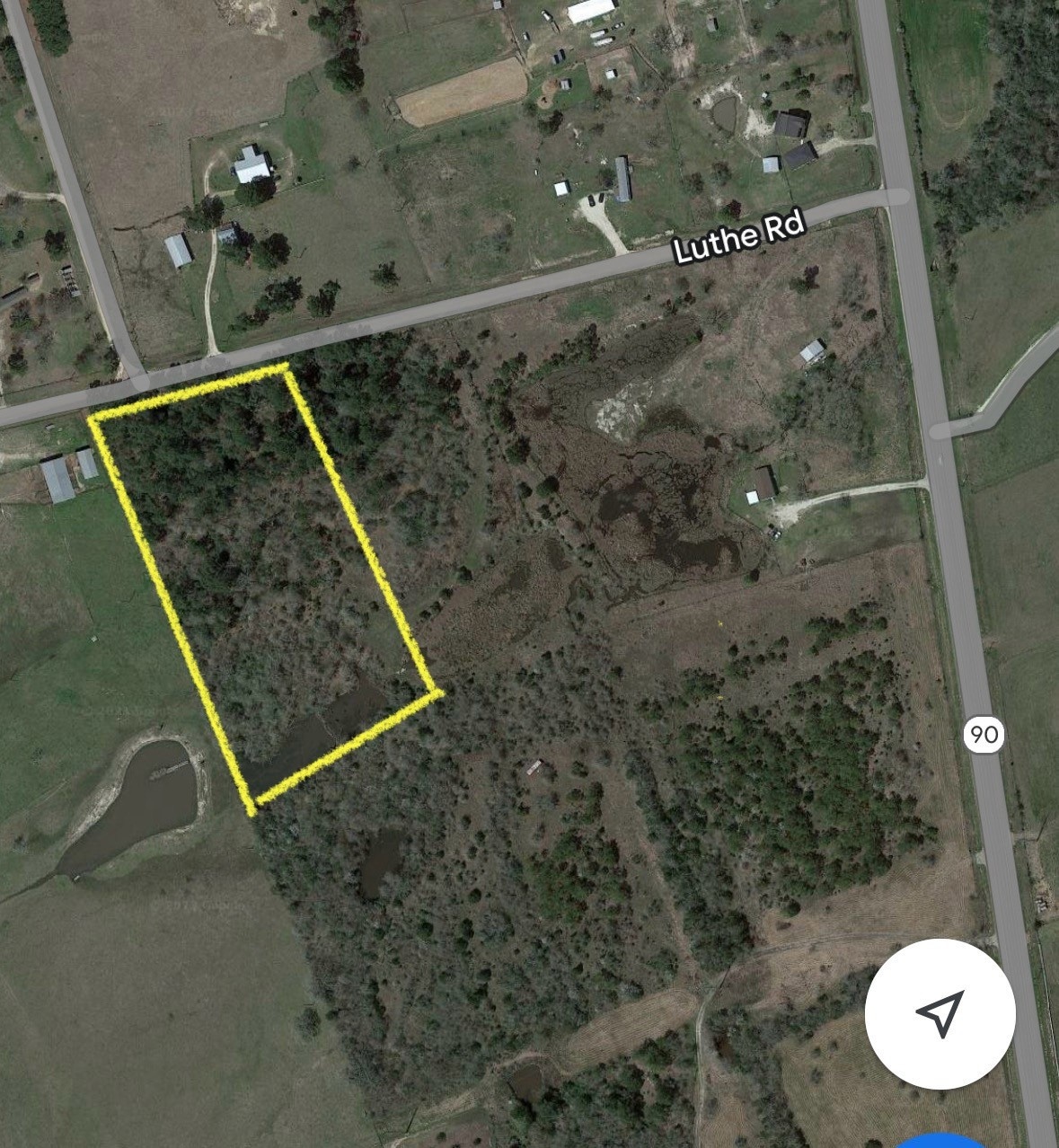 Off of Highway 90 just north of Highway 30 and onl