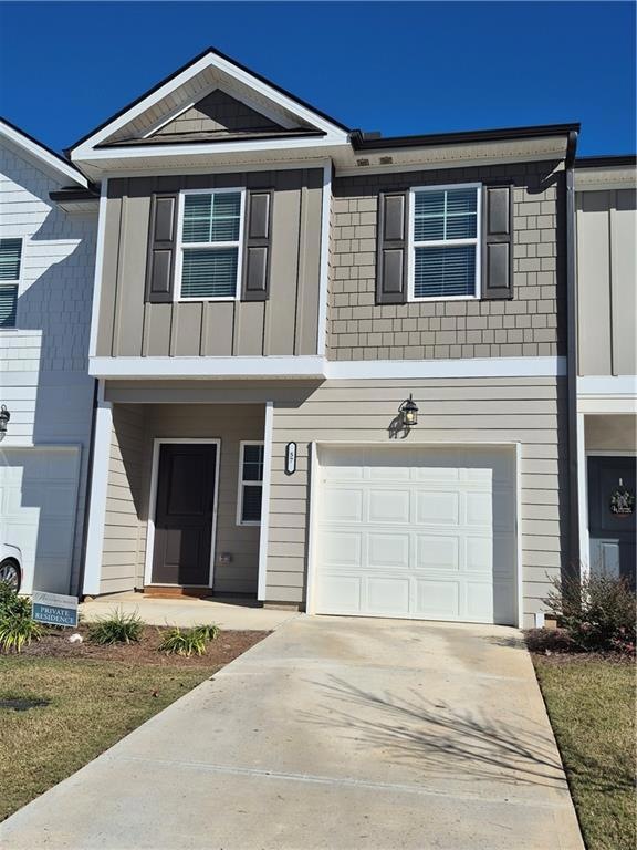 Multi unit property with a garage