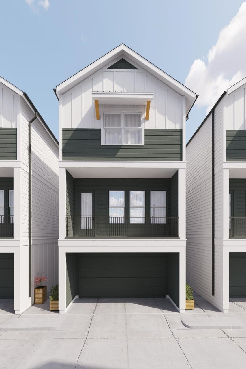 Front elevation rendering