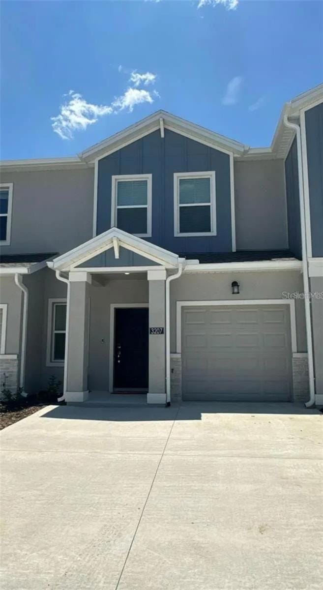 front of the house