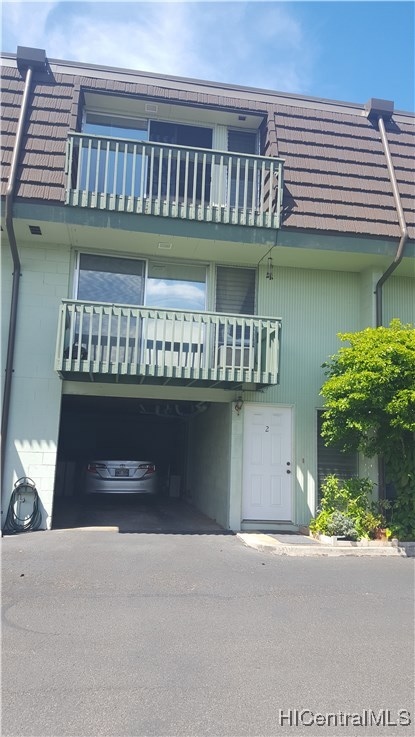Covered Parking and Entrance