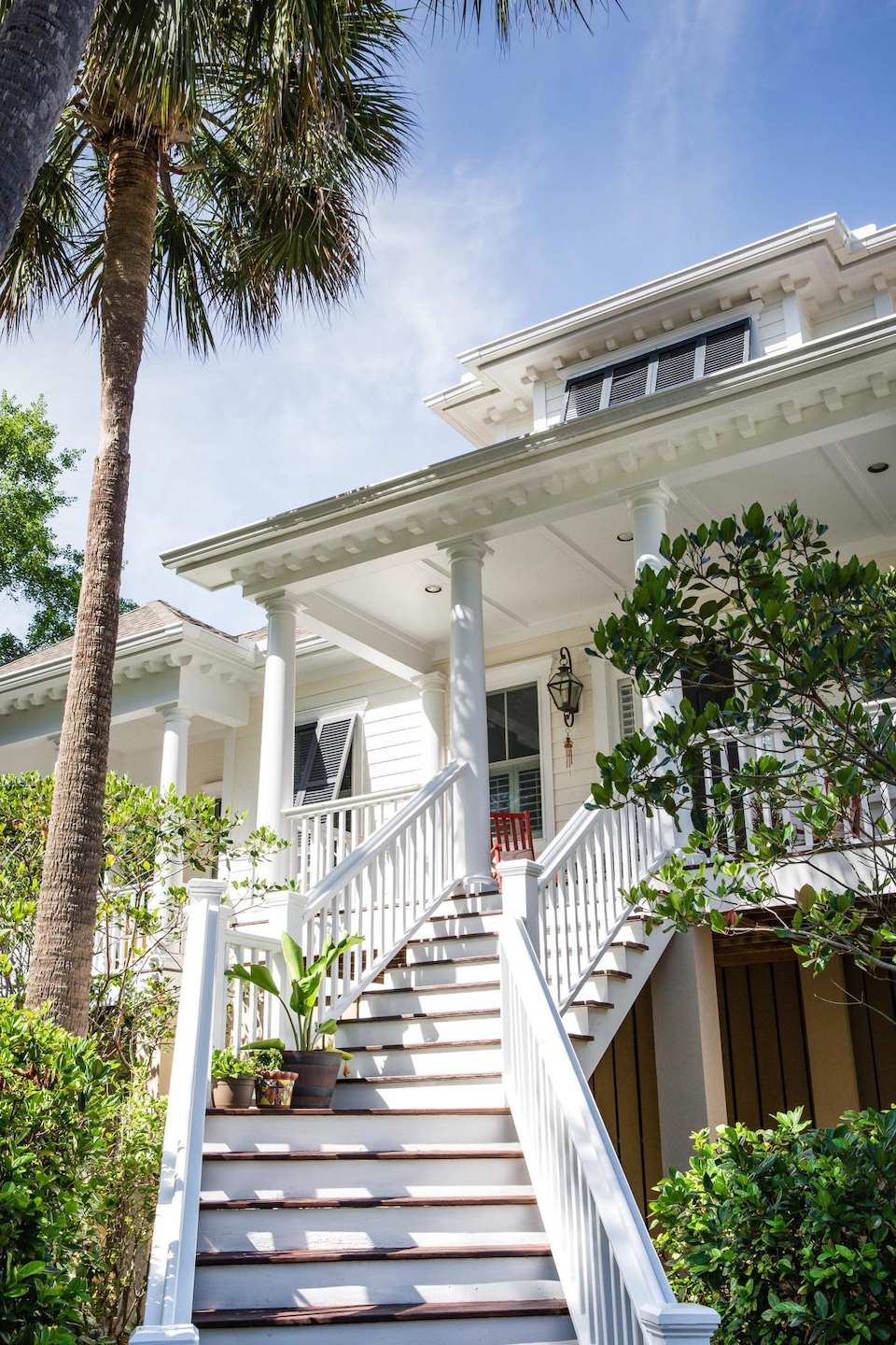 Steps to front porch
