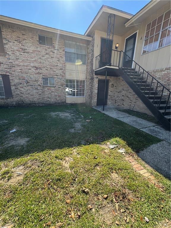 Front of triplex portion of the property.