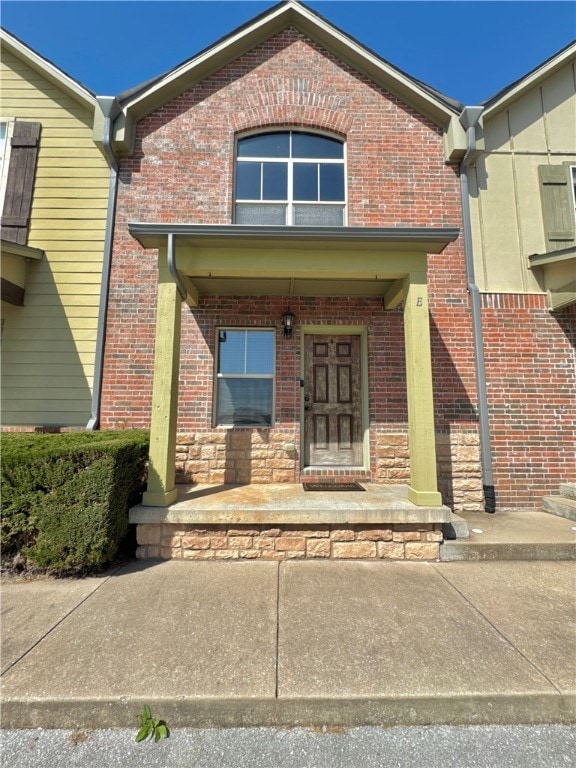 Front of town home
