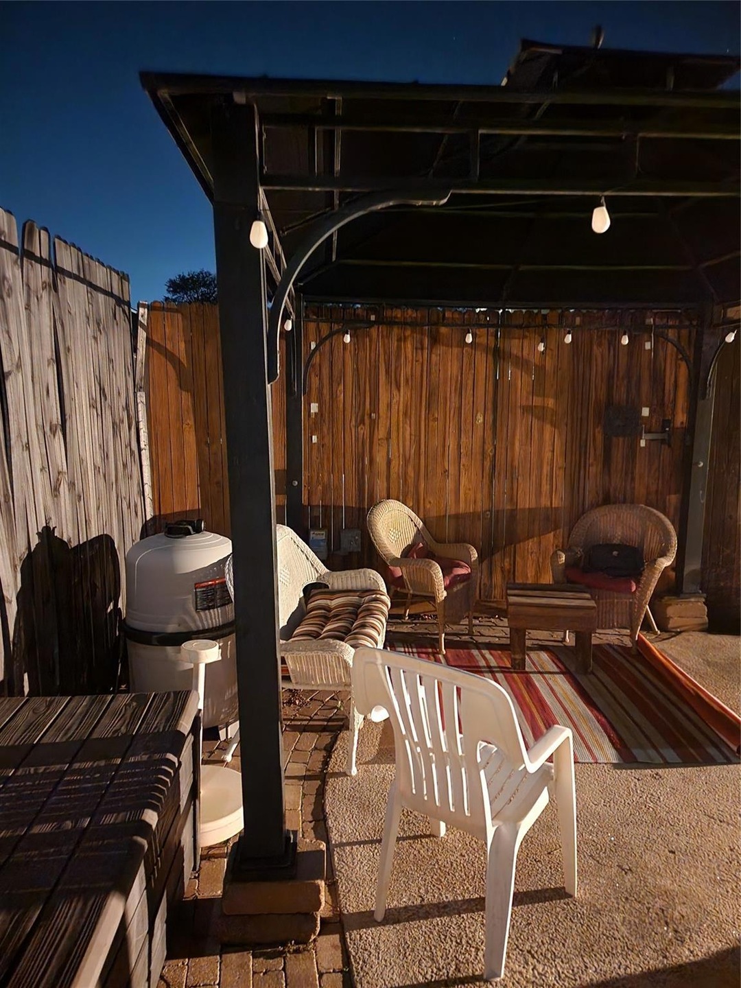View of patio