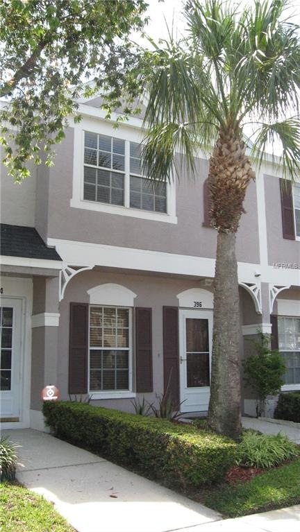 Front door showing in the center of the photo.