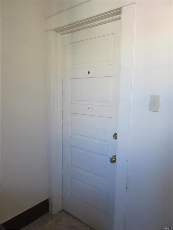 Interior entrance