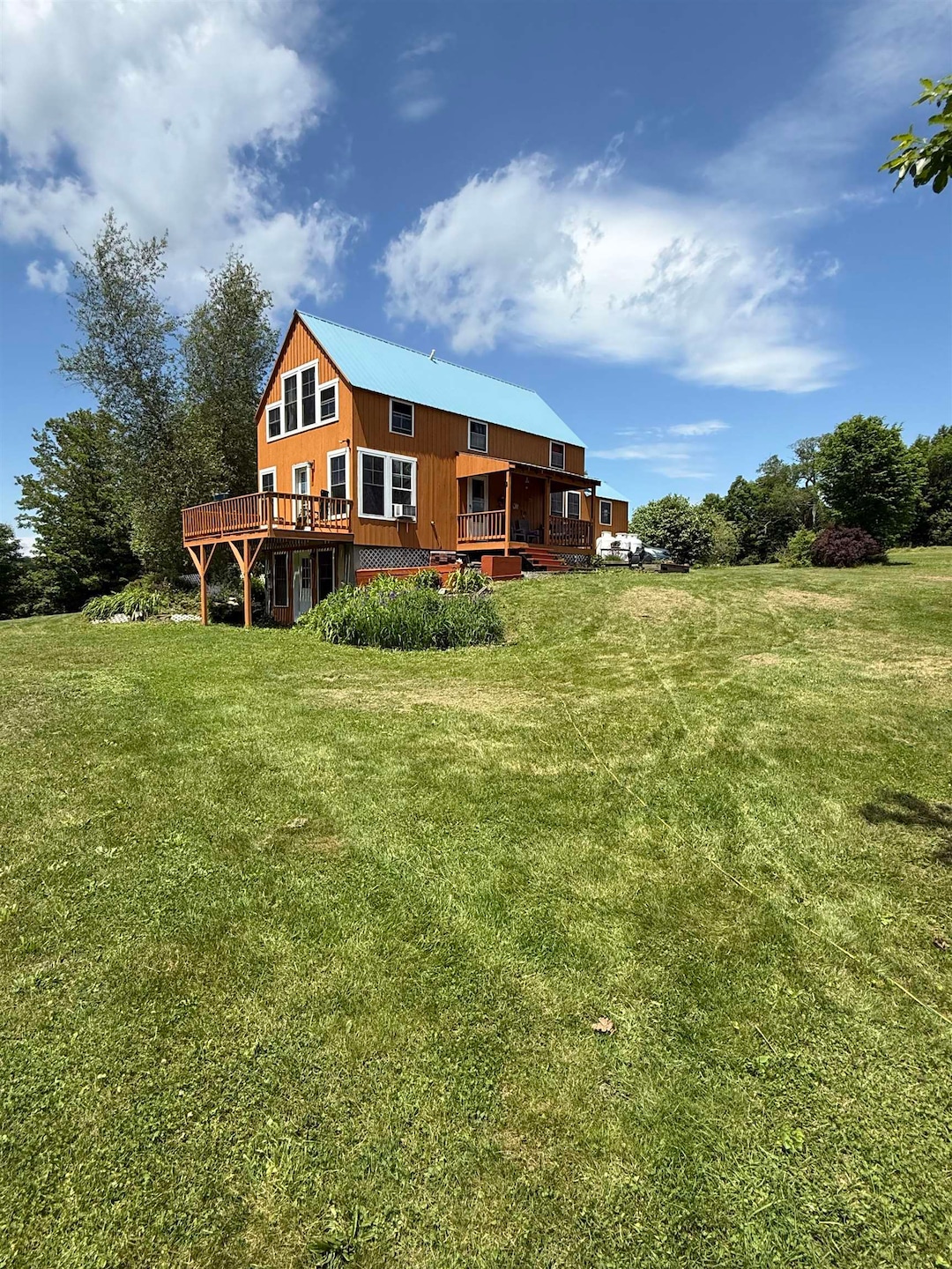 back side of the house
