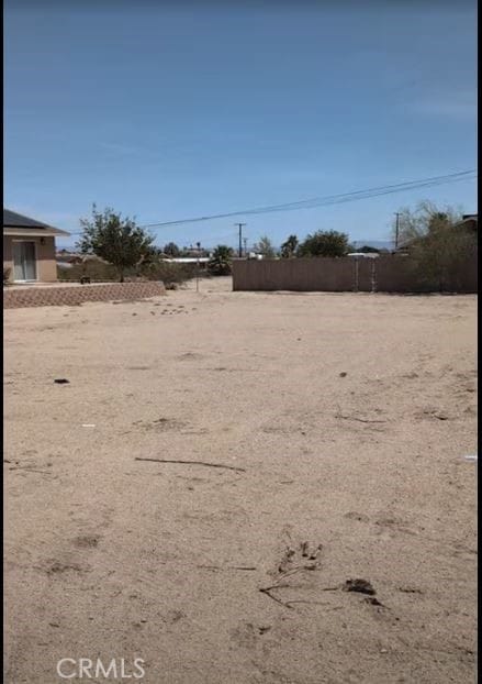 Lot looking West to East