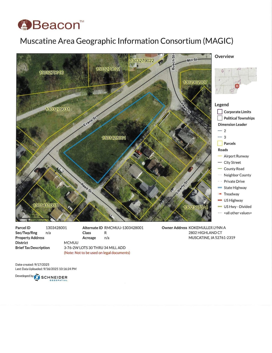 LOTS 30-34 Evans St, Muscatine, IA 52761 - photo 1