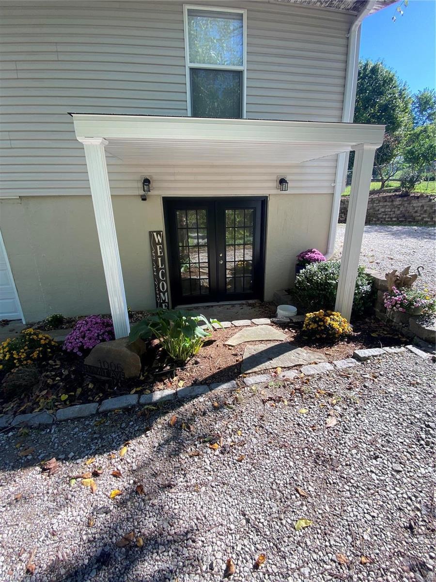 Welcome Home. New front porch portico.