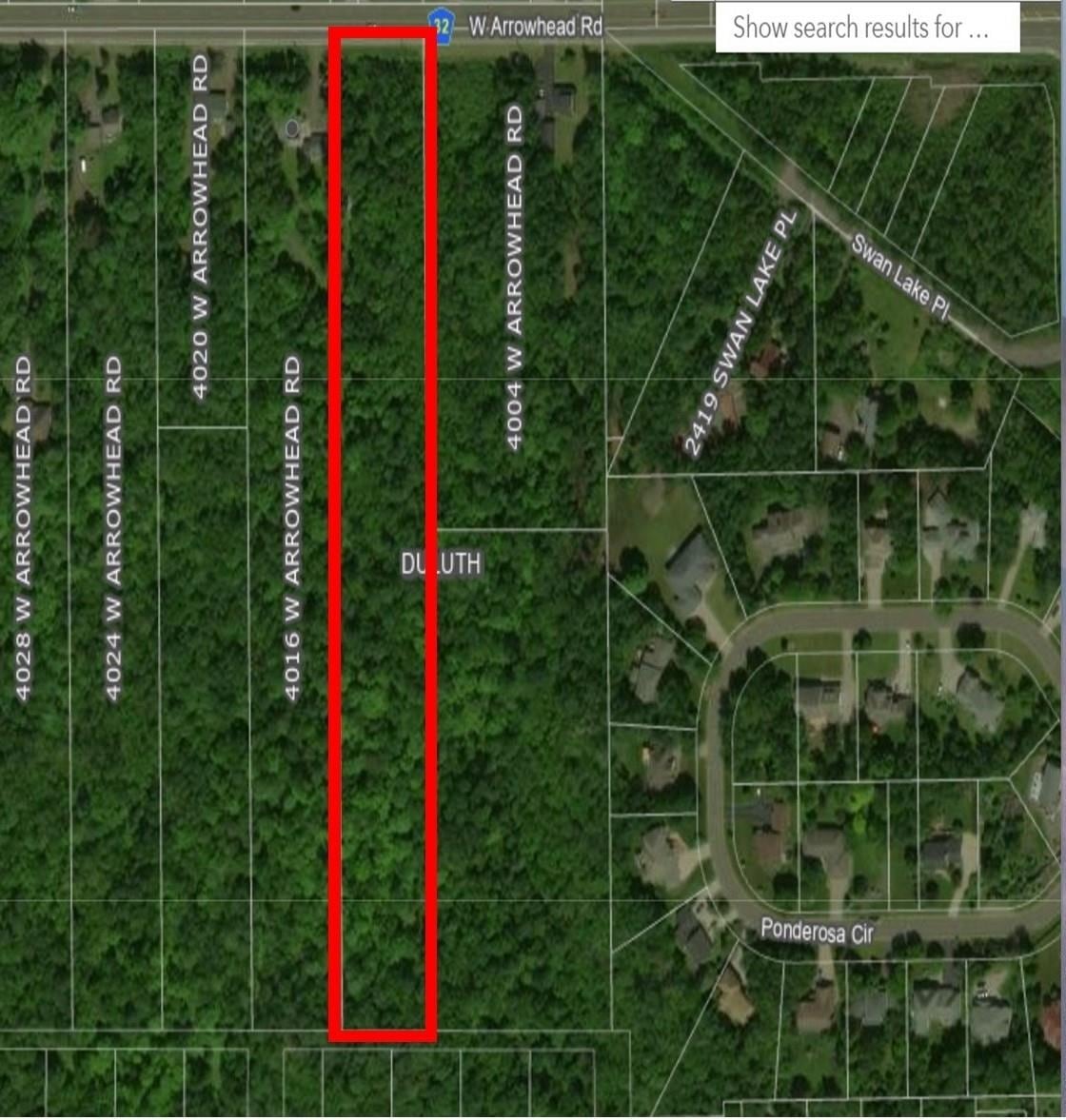 Aerial overview of property's location
