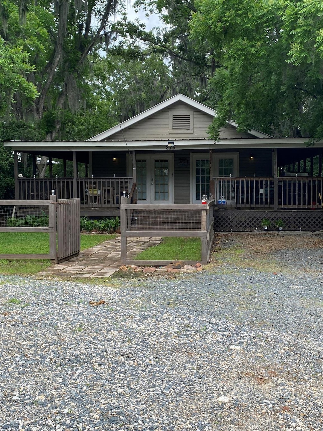 View of front of home featuring a porch