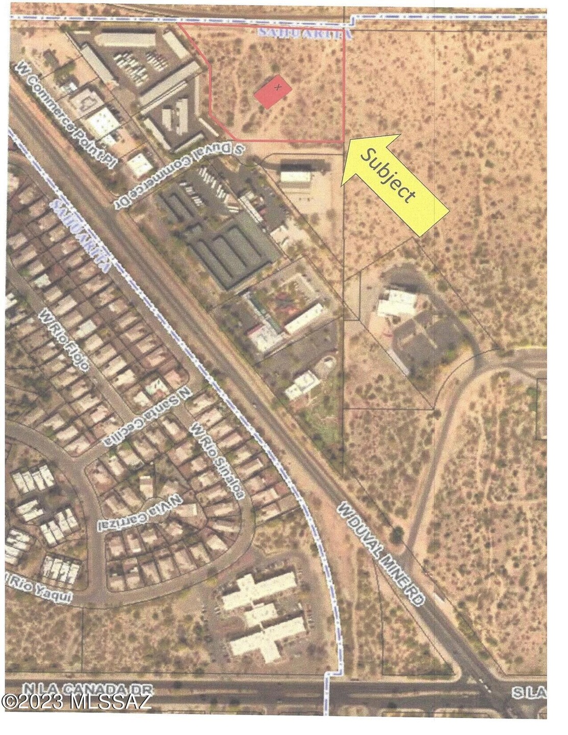 Duval Commerce Park Lot #9 area