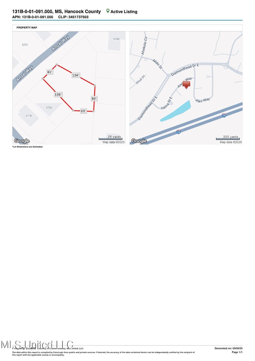 Lot 9 Anoai Way, Diamondhead, MS 39525 - photo 1