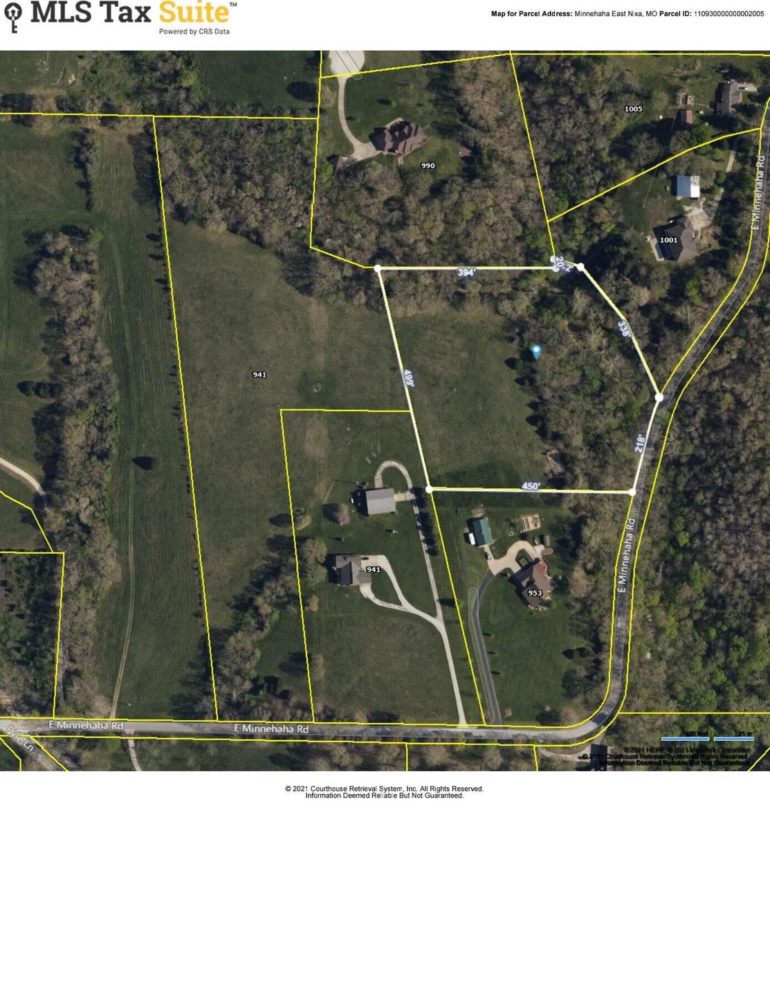 CRS Data - Property Map for Minnehaha Ea