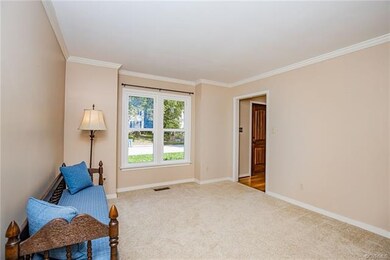 View from living room to foyer.