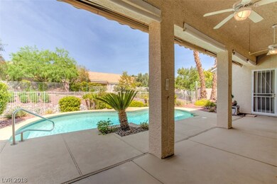 Oversized covered patio with auto retracting awnin