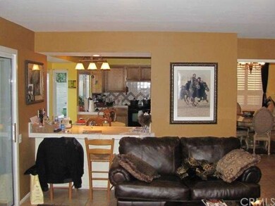 View from Family Room to Kitchen