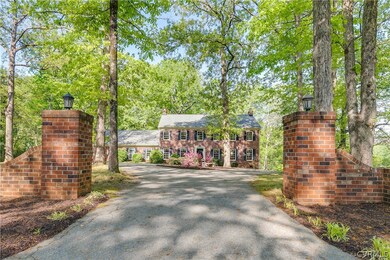 circle paved driveway
