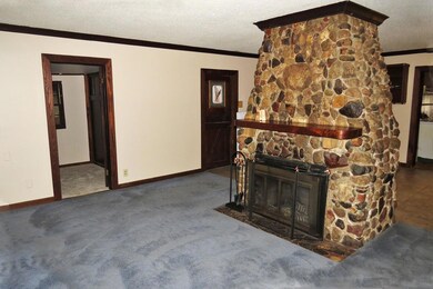 Living Room with Fireplace