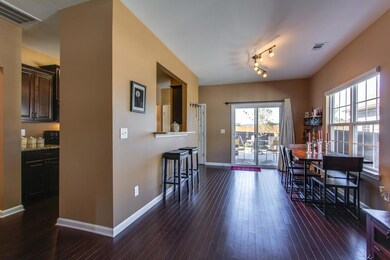 Great room, dining in a similar home