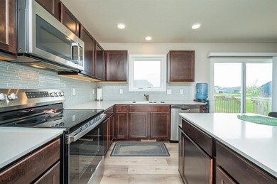 kitchen area with appliances