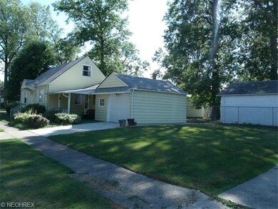 View of north side yard.