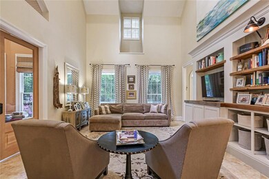 Another view of den.  Note the 8' solid wood/glass